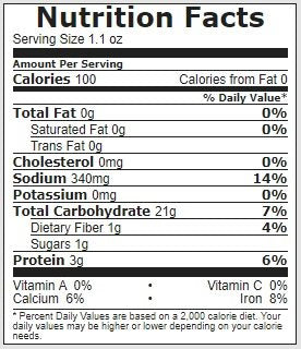 Grace Jhonny Cake 9.5oz