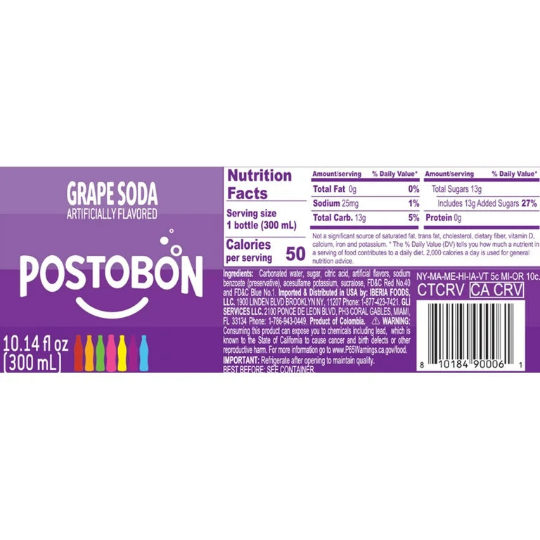 Postobon Uva 12oz