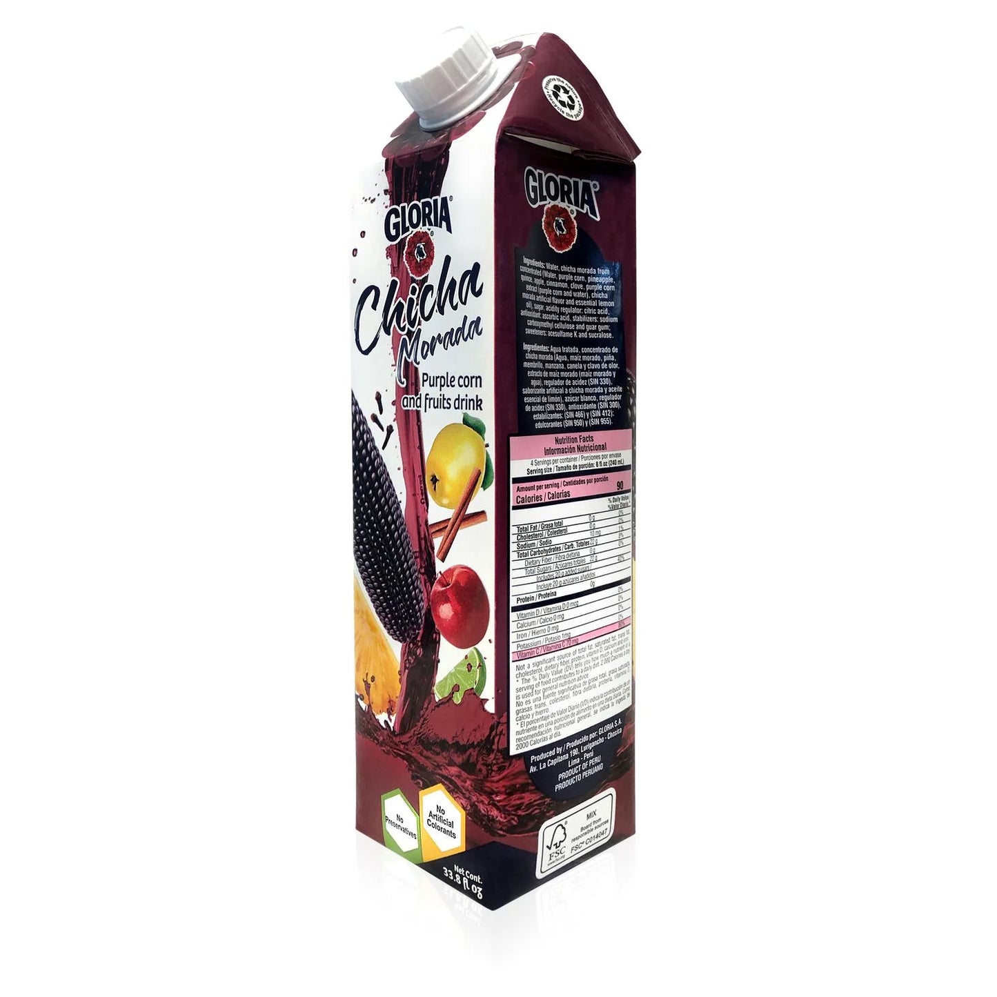 Gloria Chicha Morada 33.8oz