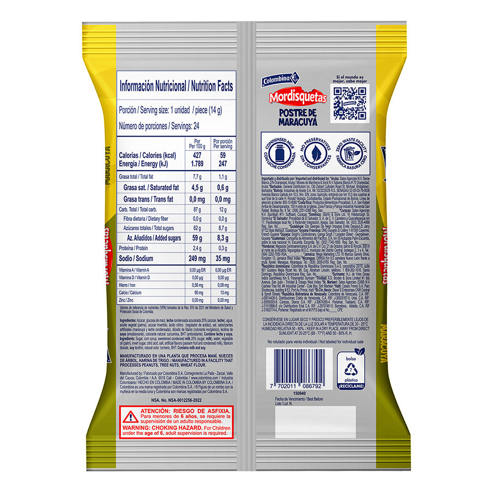 Mordisqueta Maracuya 24 pack
