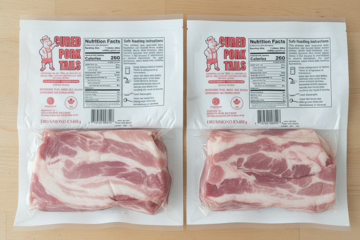 Cured Pork Tails 1Lb VPK Drummond