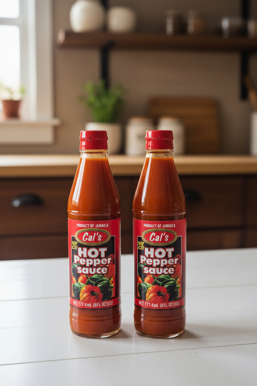 Cals Hot Pepper Sauce 6oz