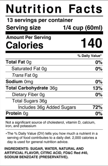 GRACE CHERRY SYRUP 25.3oz