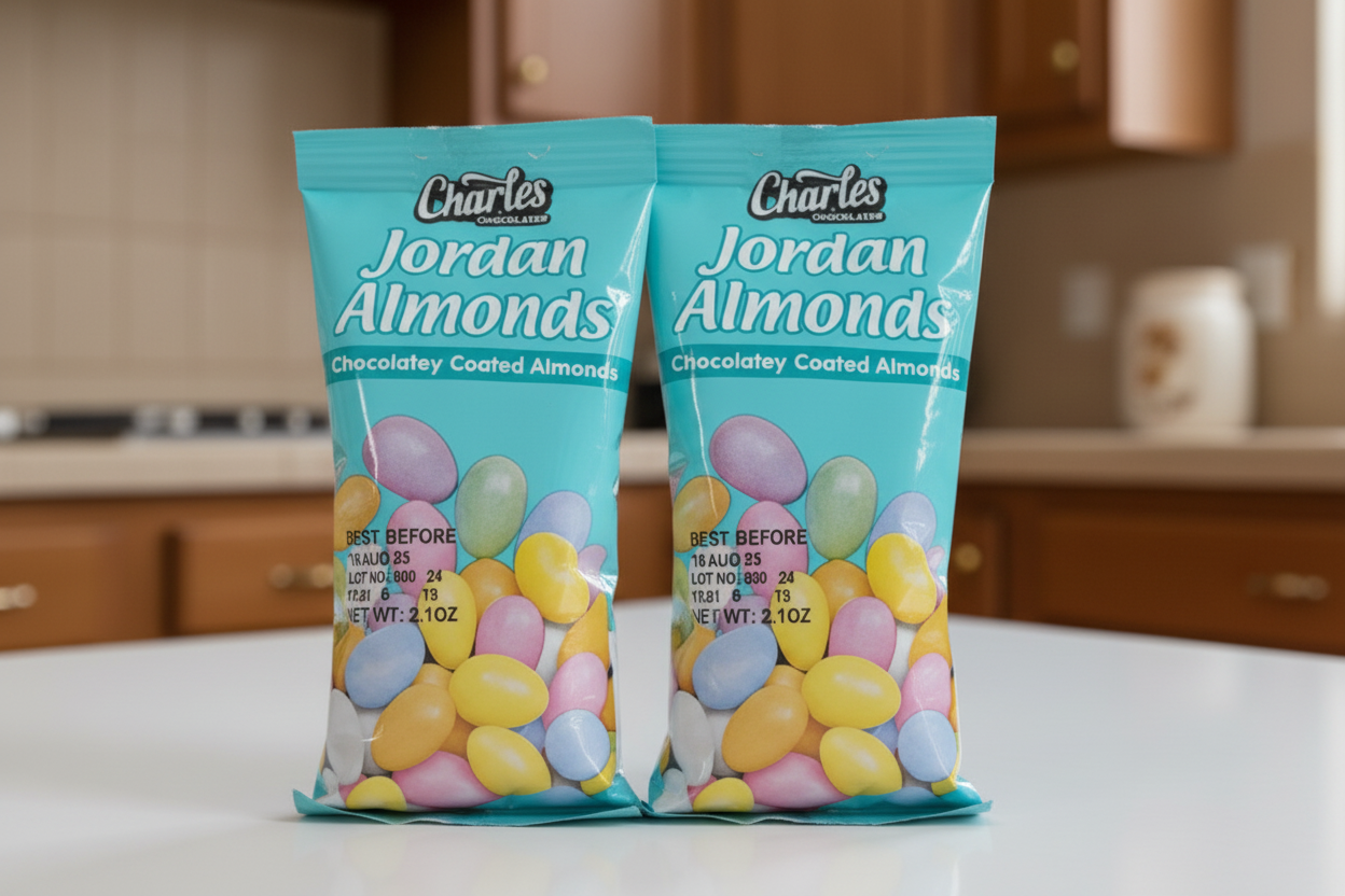 Charles Chocolates Chocolatey Coated Jordan Almonds 2.1 oz