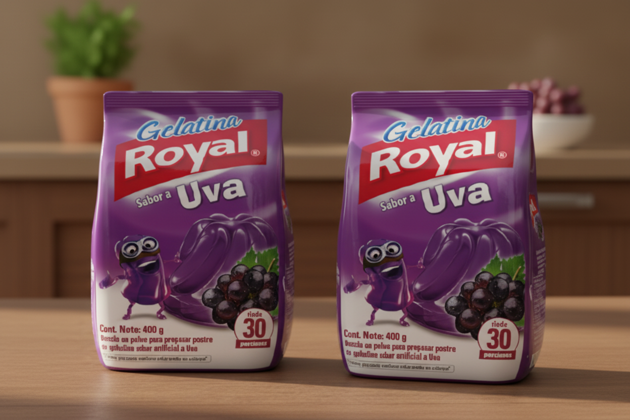 Gelatina Royal Uva 400gr