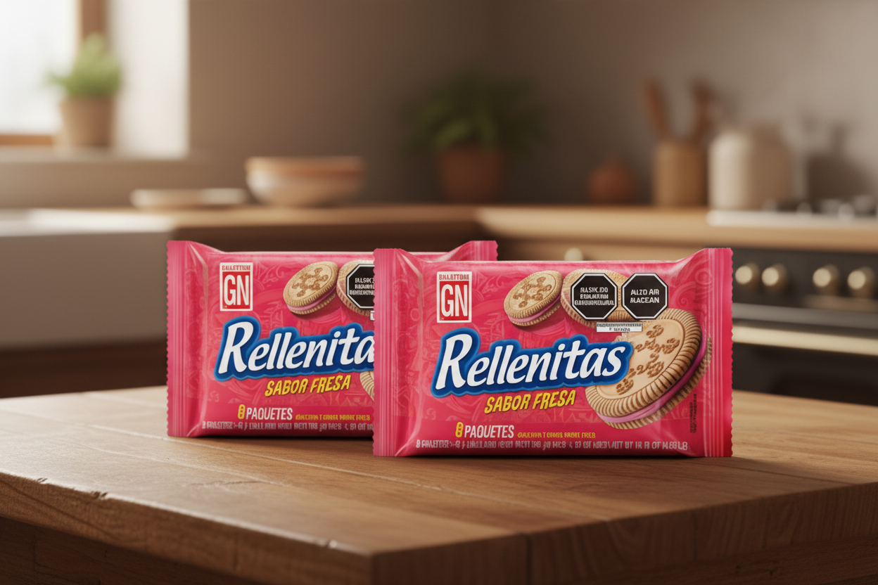 GN Rellenitas Fresa 8Pk