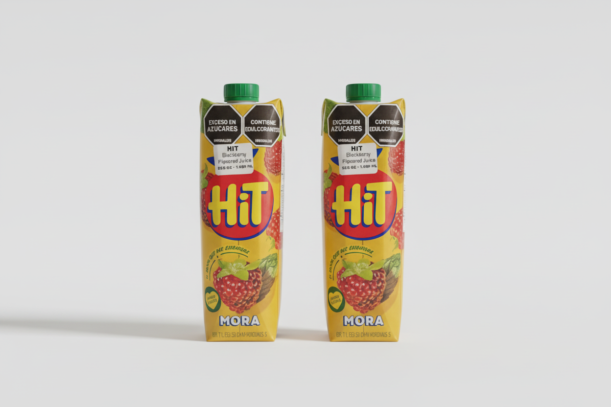 Hit Juice Drink, Mora 33.33oz