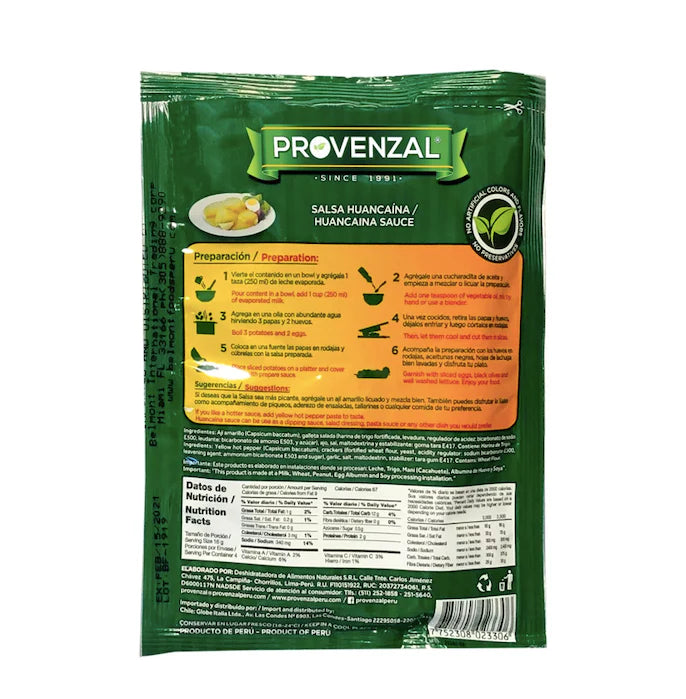 Provenzal Huacaina 64gr