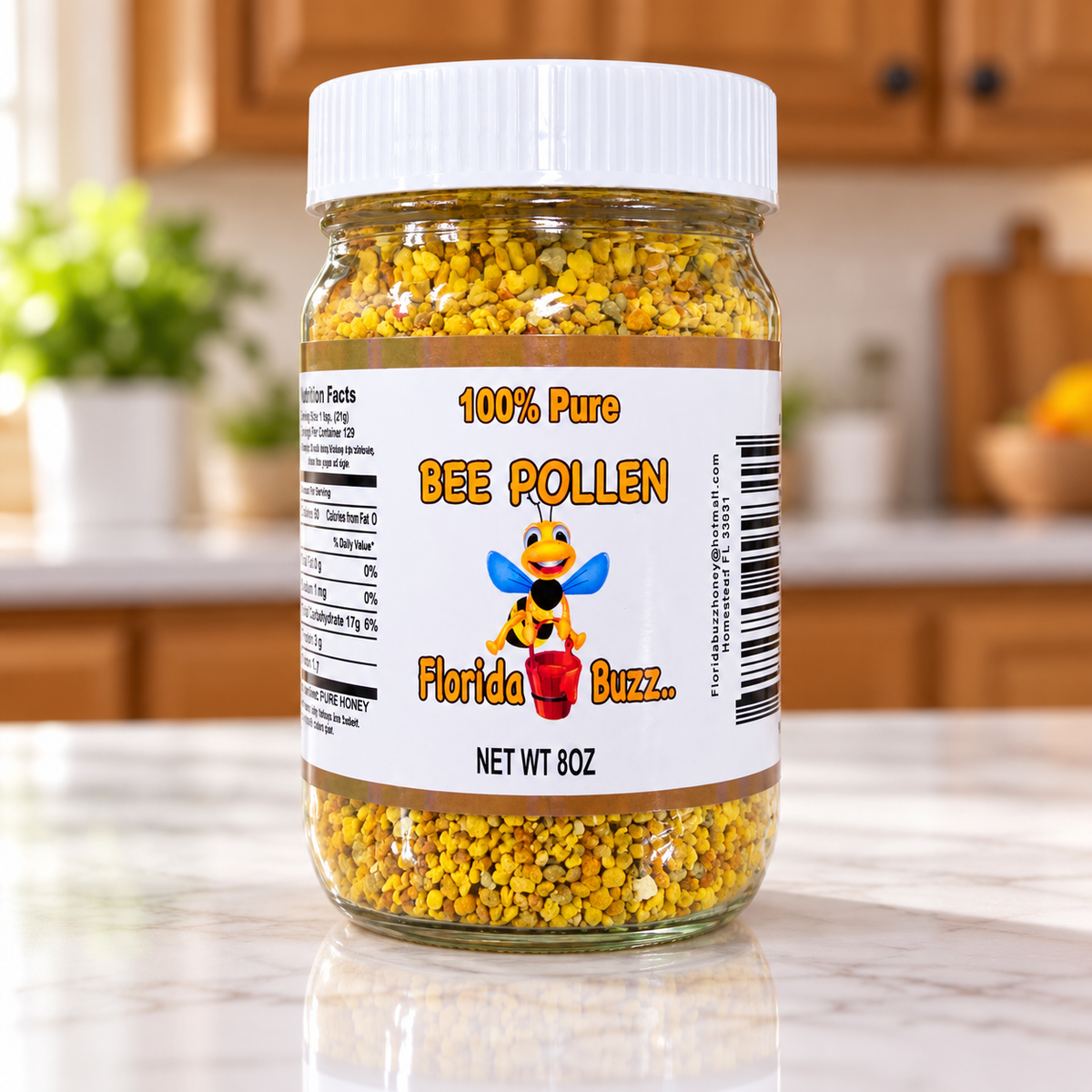 100% Bee pollen Florida Buzz 8oz