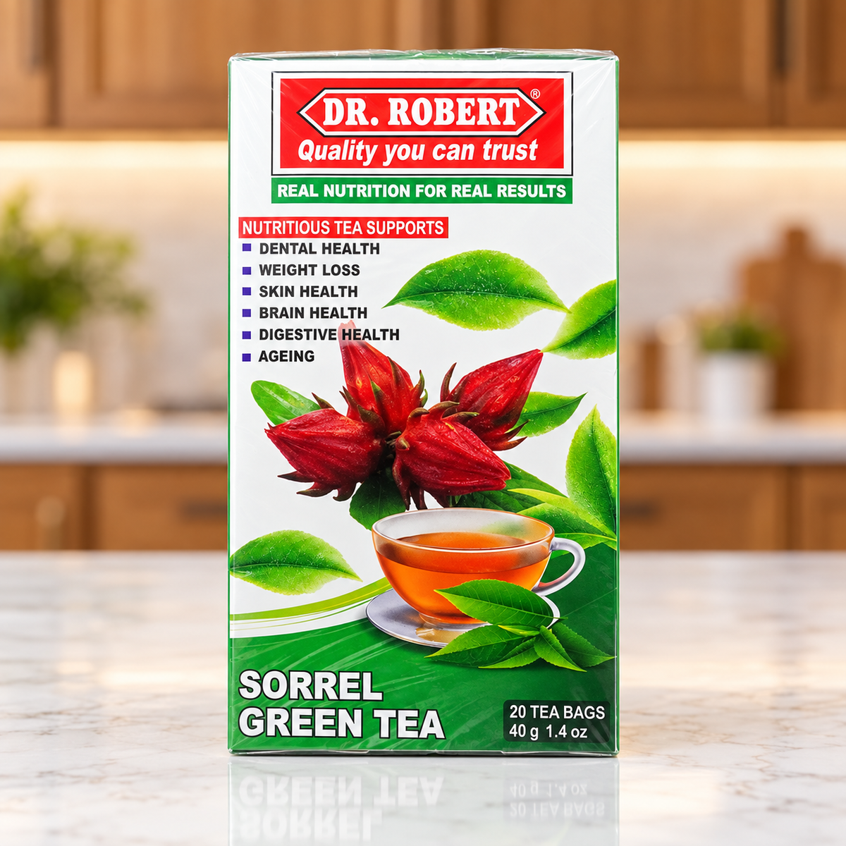 Dr Robert Sorrel Green Tea 20ct