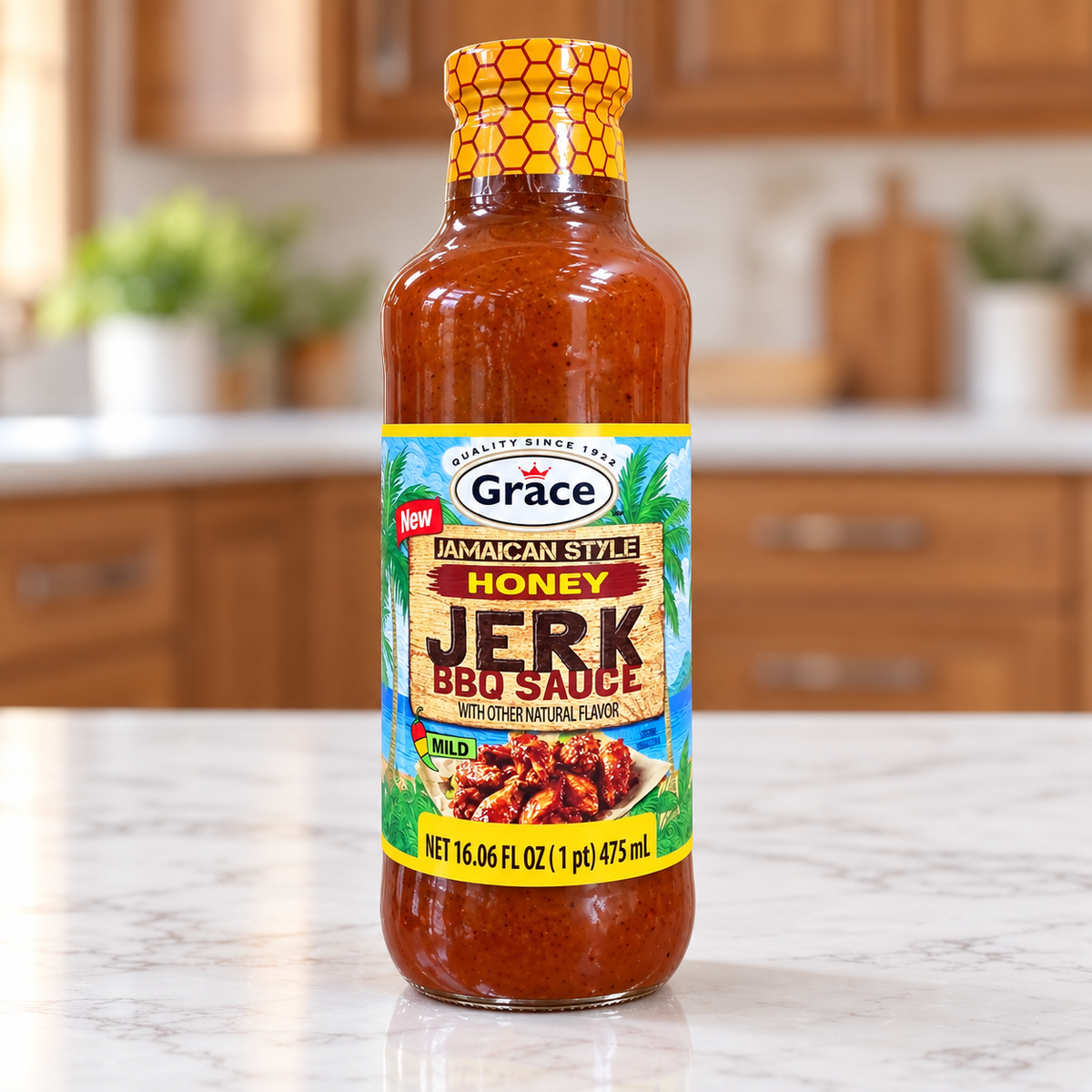 Grace Honey Jerk Bbq Sauce 16.6oz