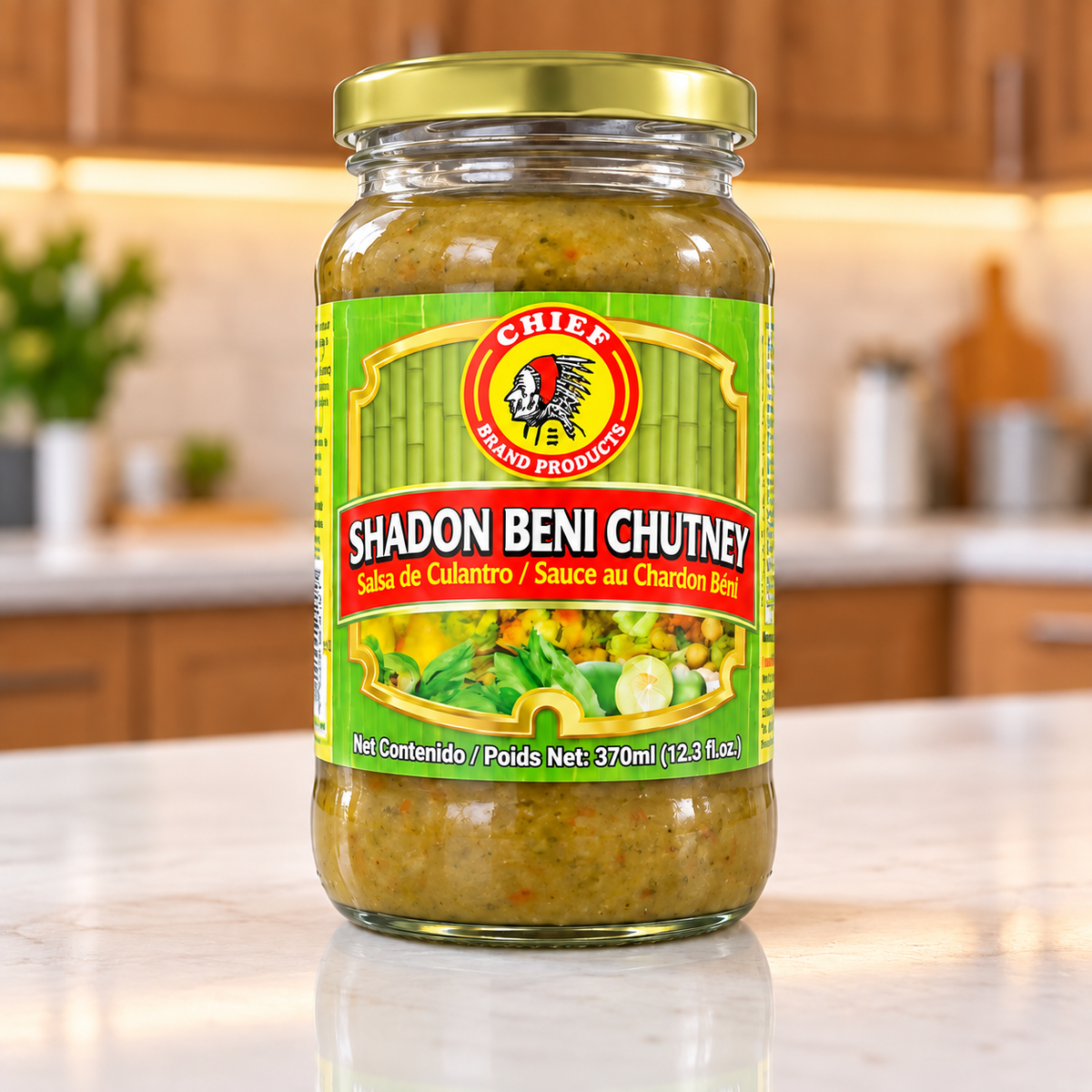 Chief Shadon Beni Chutney/culantro 12.3oz
