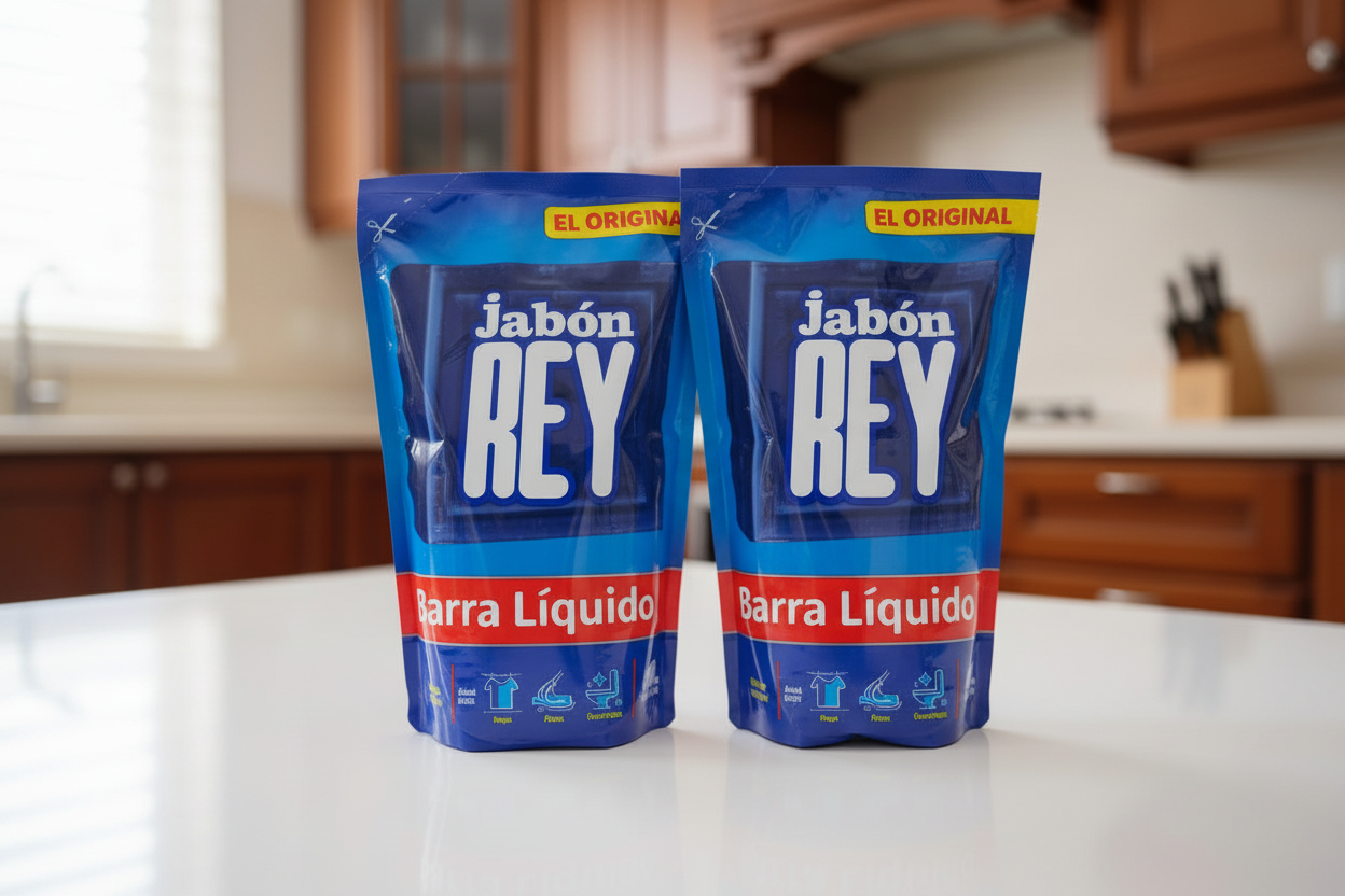 Jabon Rey liquido 1.6lt -blue soap
