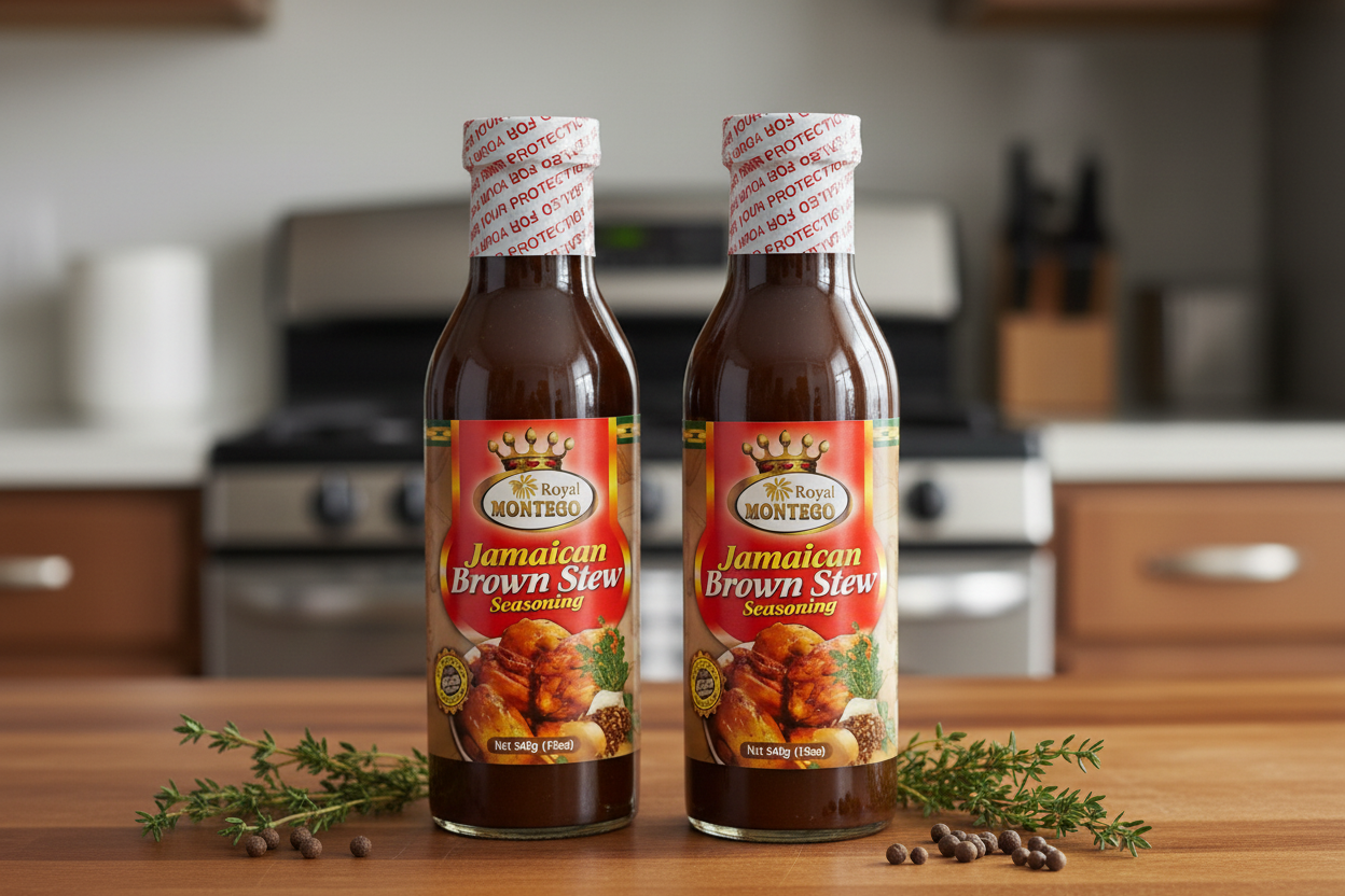 Royal Montego Seasoning, Brown Stew, Jamaican 12 oz