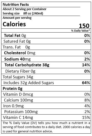 GRACE FRUIT PUNCH 19oz