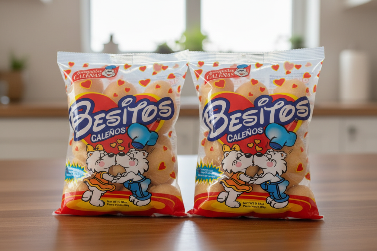 Besitos caleños 12 PACK
