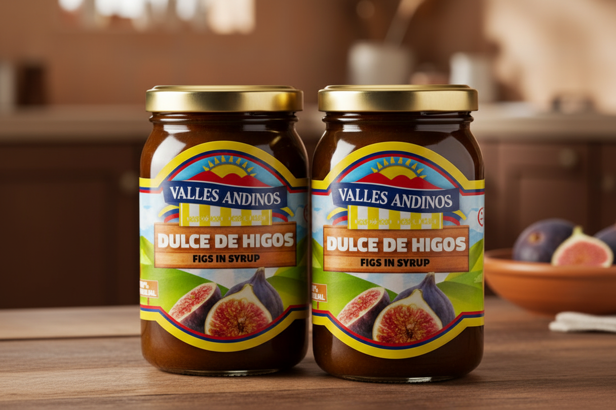 Valles Andinos Dulces de Higos 20 oz