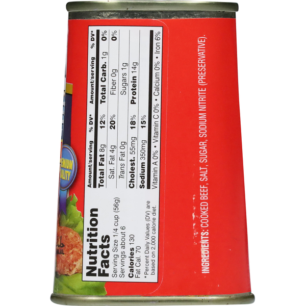 GRACE LOW SODIUM CORNED BEEF 12oz