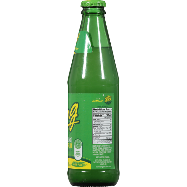 Ting Flavored Beverage, Sparkling Grapefruit 10.14oz