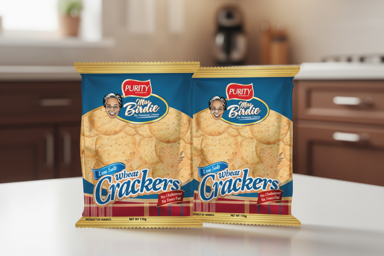 Miss Birdie Wheat Crackers Low salt 113gr