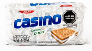 CASINO COOKIES COONUT 6 PK GALLETAS DE COCO