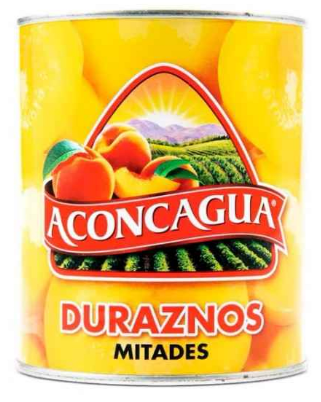 Aconcagua Duraznos en almibar 29 oz