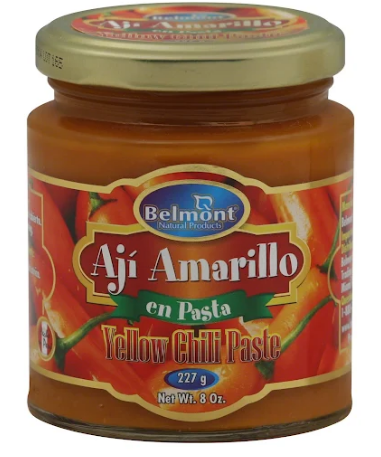 Belmont aji amarillo 8 oz- yellow chilli paste 8 oz