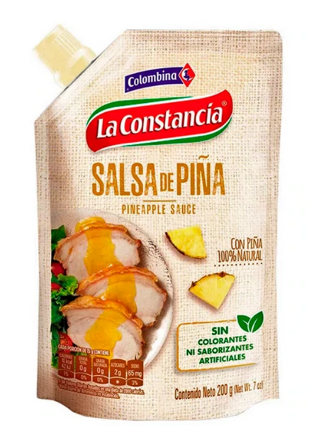 La constancia salsa de piña 200 gr-pineapple sauce 100% natural