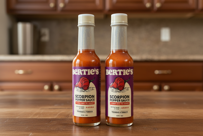 Berties scorpion pepper sauce 5 OZ