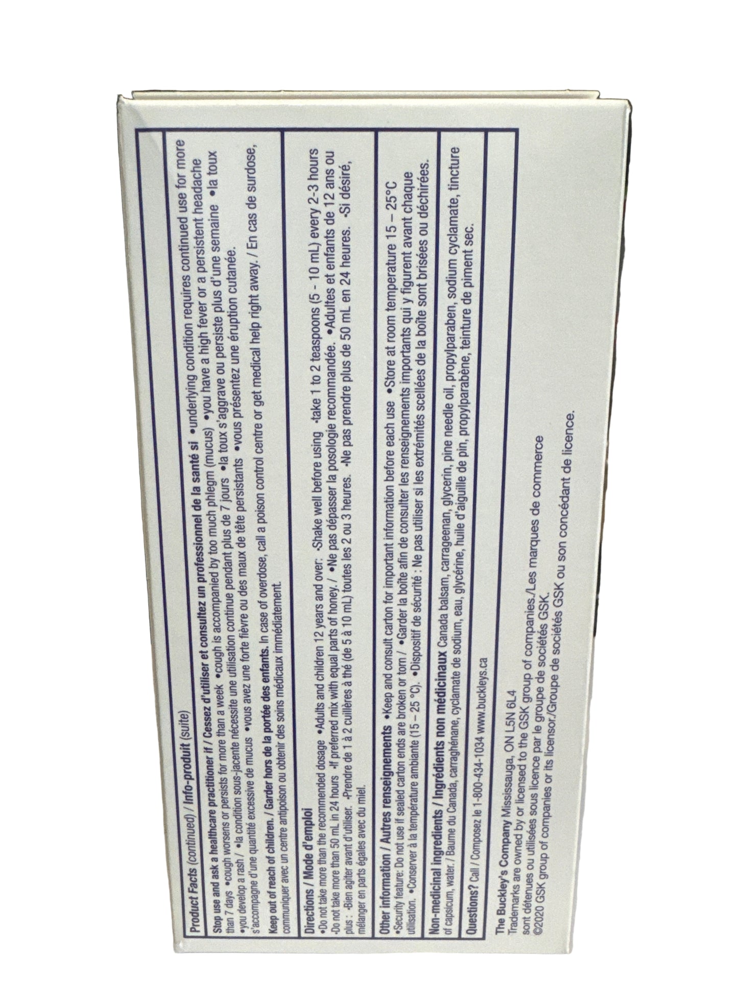 BUCKLEYS COUGH CONGESTION 200 ML