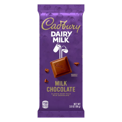 Cadbury royal milk  chocolate bar 3.5oz