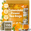 Calendula Tea Bags, 100% Natural and Pure Calendula Flowers, Eco-conscious Tea Bags. Calendula Flower Herbal Tea. No Sugar, No Caffeine, No Gluten, Vegan.