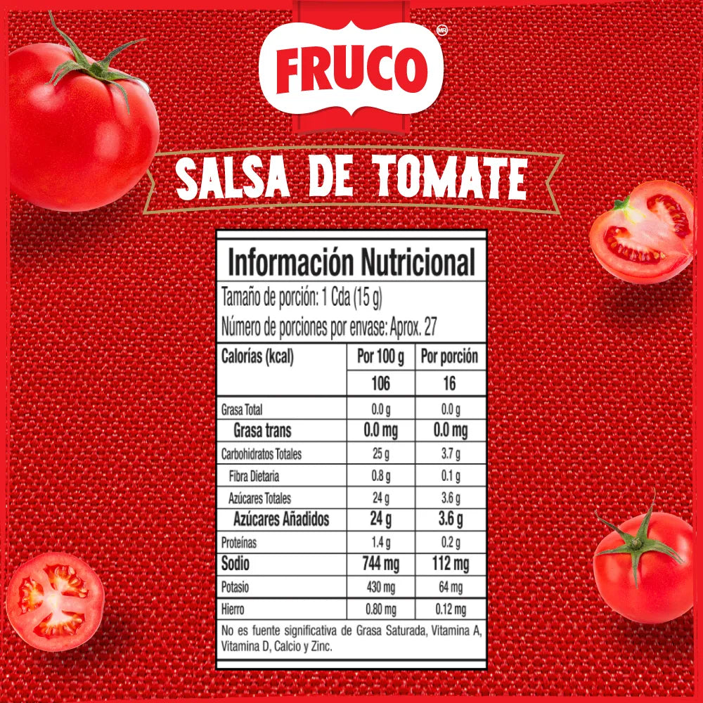 Fruco Salsa De Tomate 400 gr
