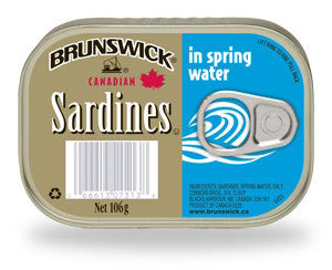 Brunswick Sardines In Water 3.75oz