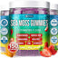 Sea Moss Gummies | Strawberry Flavor Vegan Gummies | Extra Rich 9-in-1 Formulation with Irish Sea Moss, Elderberry, Bladderwrack, Burdock, Ashwagandha, Maca, Zinc, B12 | Energy & Immune Support