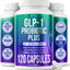 Probiotic Capsules - 900 Million AFU of Akkermansia, Clostridium, Bifidobacterium. Added Prebiotic Chicory and Green Tea Exact.