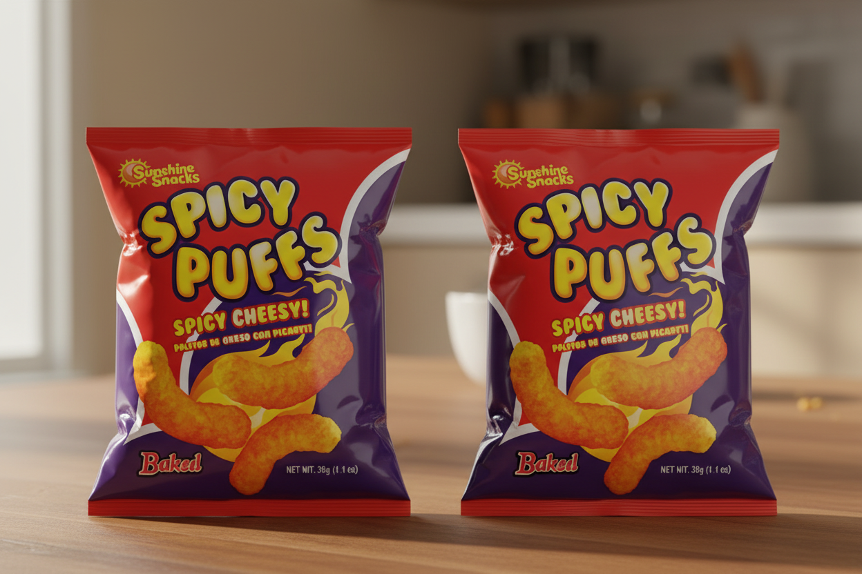 SS cheese spicy puff 56 gr/6pk