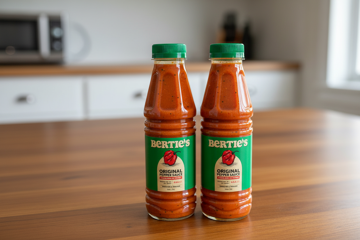 Berties pepper sauce 25 OZ