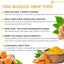 Turmeric Powder, 100% Natural & Pure, Ground, Seasoning Root Powder, No Additives, No Gluten, Vegan