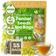 Premium Fennel Tea Bags, 100% Natural & Pure from Fennel Seeds. Fennel Seed Herbal Tea. Fennel Seed Tea. Made with Natural Material Tea Bags. No Sugar, No Caffeine, No Gluten, Vegan.