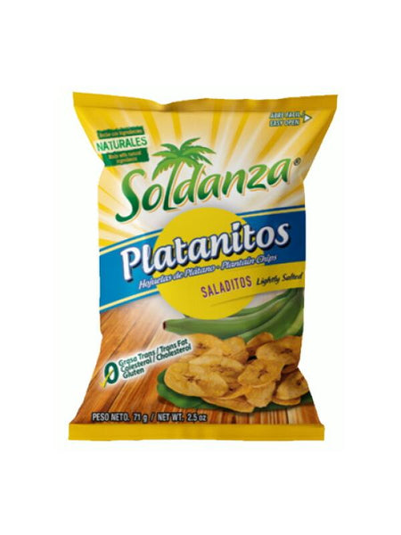 SOLDANZA PLATANITOS LIGHT SALTED 2.5oz/3PK
