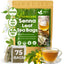 Premium Senna Leaf Tea Bags, 100% Natural & Pure from Senna Leaves. Loose Leaf Senna Herbal Tea, Made with Natural Material Tea Bags, Senna Leaf Tea. No Sugar, No Caffeine, No Gluten, Vegan.