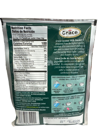 GRACE COCONUT MILK POWDER 50gr/6pk