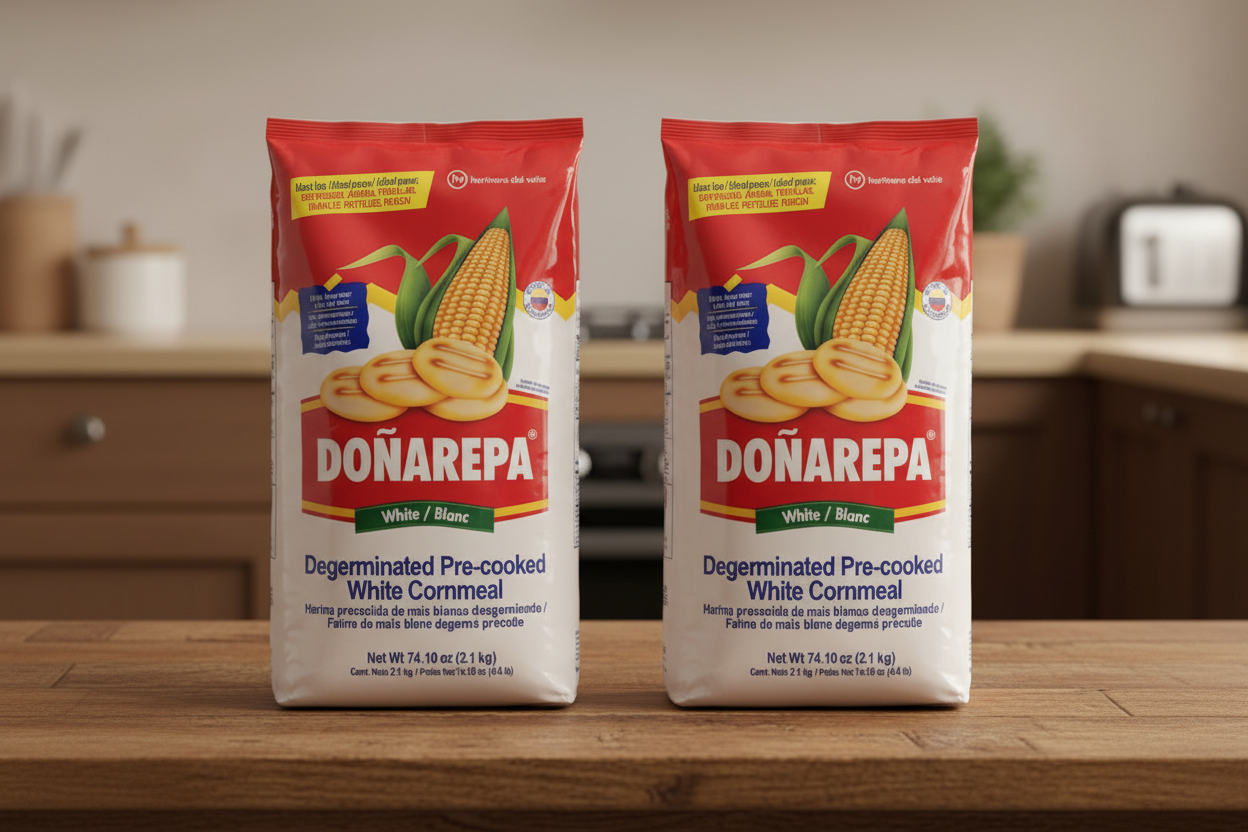 Doñarepa Corn Meal/Harina de Maiz Blanca 35.27oz