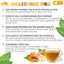 Premium Ginger Turmeric Tea Bags, Hand-made Blend of Ginger and Turmeric Herbal Tea, Eco-conscious Tea Bags. No Sugar, No Caffeine, No Gluten, Vegan.