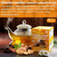 Premium Turmeric, Ginger, Cinnamon & Chamomile Flowers Tea | Improve Digestion, Support Brain, Weight, Skin and Sleep, Eco-Conscious Tea Bags