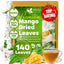 Mango Leaf, Whole Dried Leaves, Tea Bags, Powder, 100% Natural & Pure from Mango Leaves. Mango Dried Leaves. Loose Leaf Mango Herbal Tea. Mango Leaf Tea. No Sugar, No Caffeine, No Gluten, Vegan.
