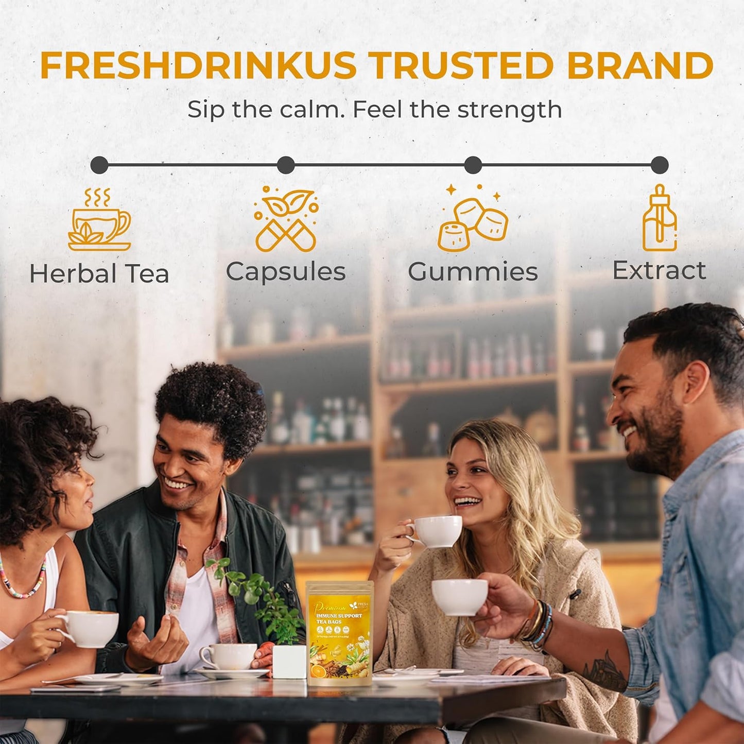 Premium Immune Support Herbal Tea Bags