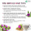 Premium Milk Thistle Tea Bags, 100% Natural & Pure from Milk Thistle Seeds. Milk Thistle Seed Herbal Tea. Milk Thistle Seed Tea. Made with Natural Material Tea Bags. No Sugar, No Caffeine, No Gluten, Vegan.