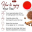 Premium Red Rooibos Tea Bags, 100% Natural & Pure from Rooibos Tea Leaves. Loose Leaf Rooibos Herbal Tea. Made with Natural Material Tea Bags. No Sugar, No Caffeine, No Gluten, Vegan.